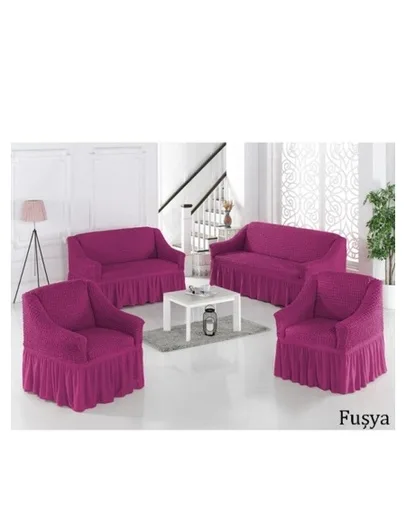 Sofa cover purple 3+2+1