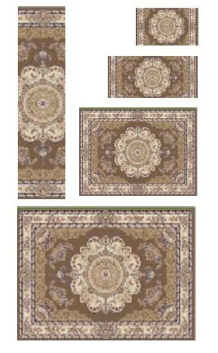 Teppich 5pcs light brown 