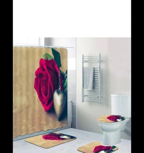Bathroom set heart