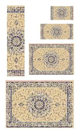 Teppich 5pcs oriental beige 