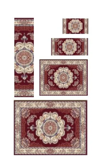 Teppich 5pcs oriental red
