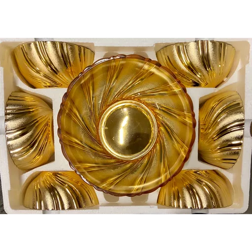 Soupe set stripe gold