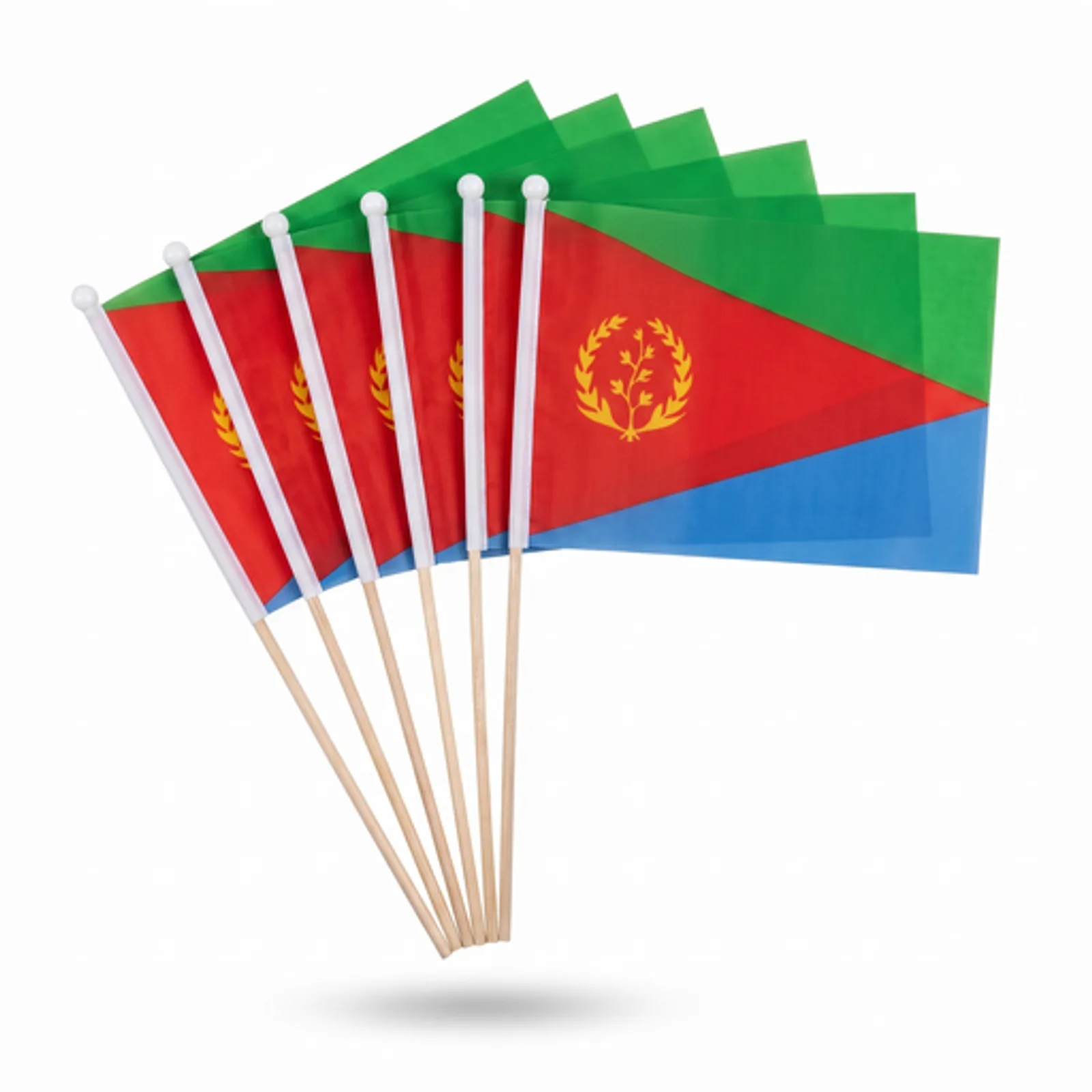 Eritrean Hand Flag 14 x 21 cm