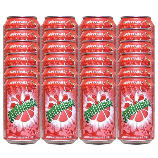 Mirinda Strawberry cans 330ml x 24