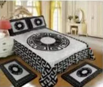 Alandalous black & white blanket