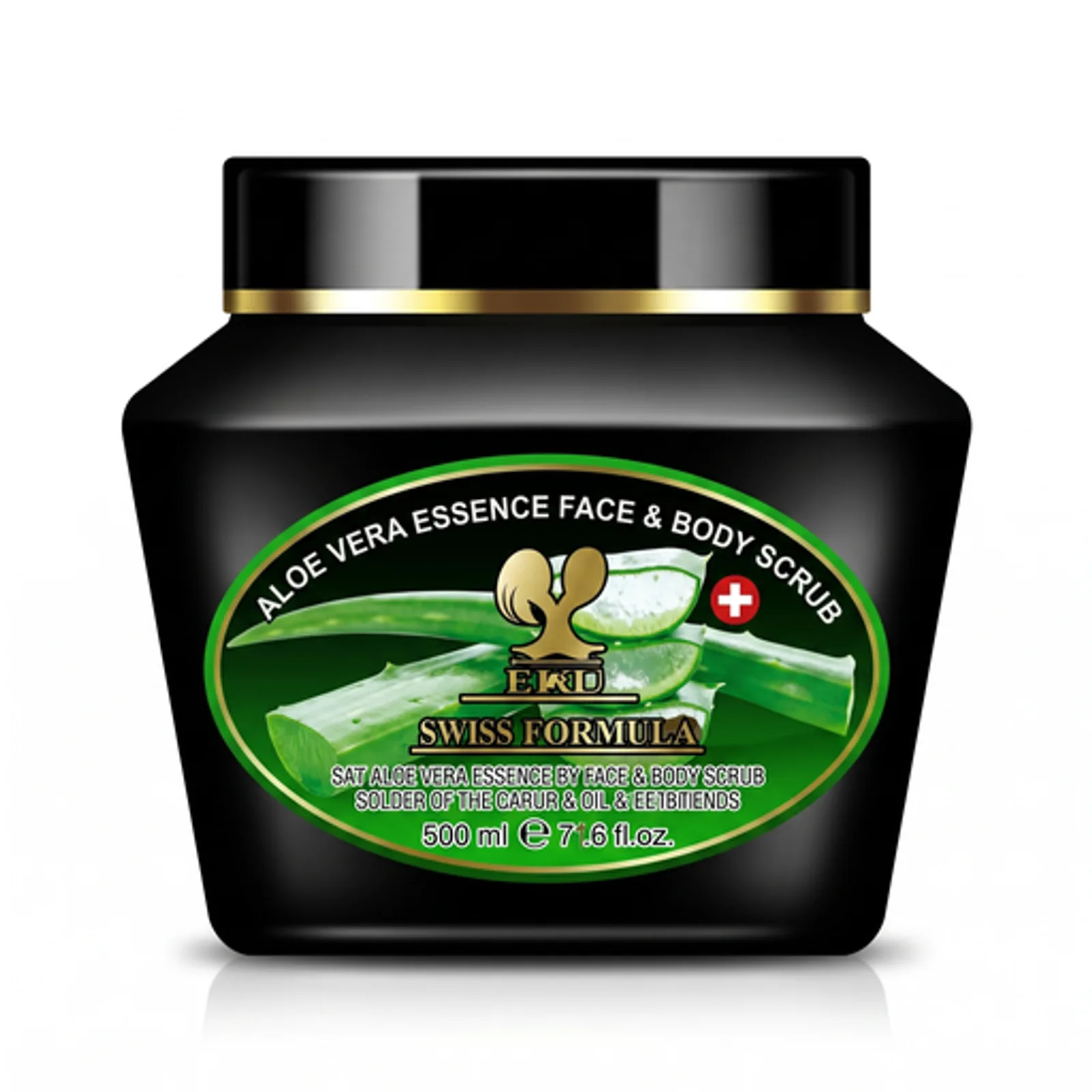 EDU-02 Aloe vera face & body scrub 550ml