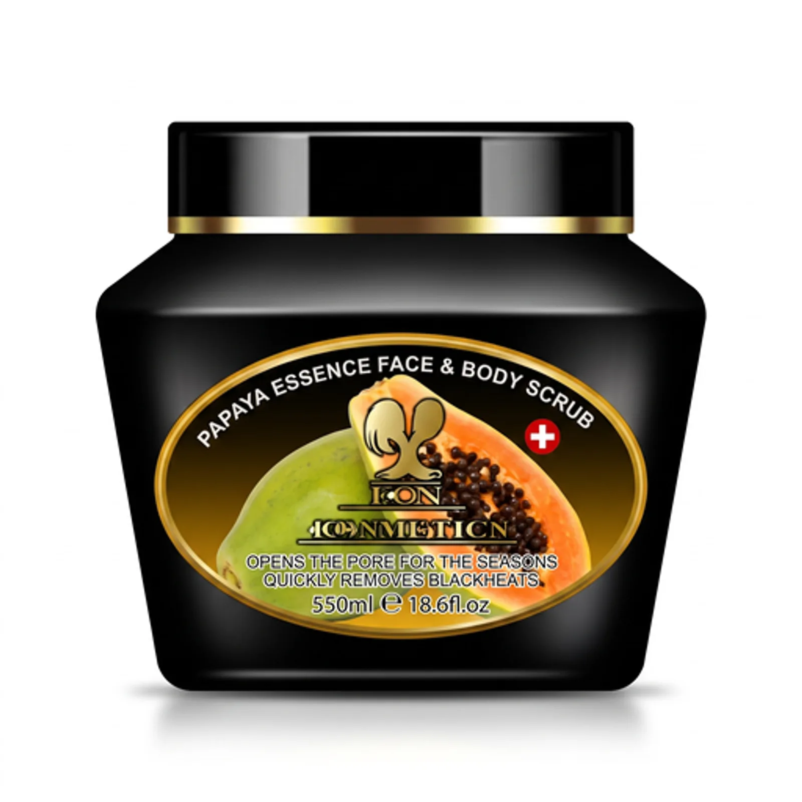 EDU-03 papaya face & body scrub 550ml