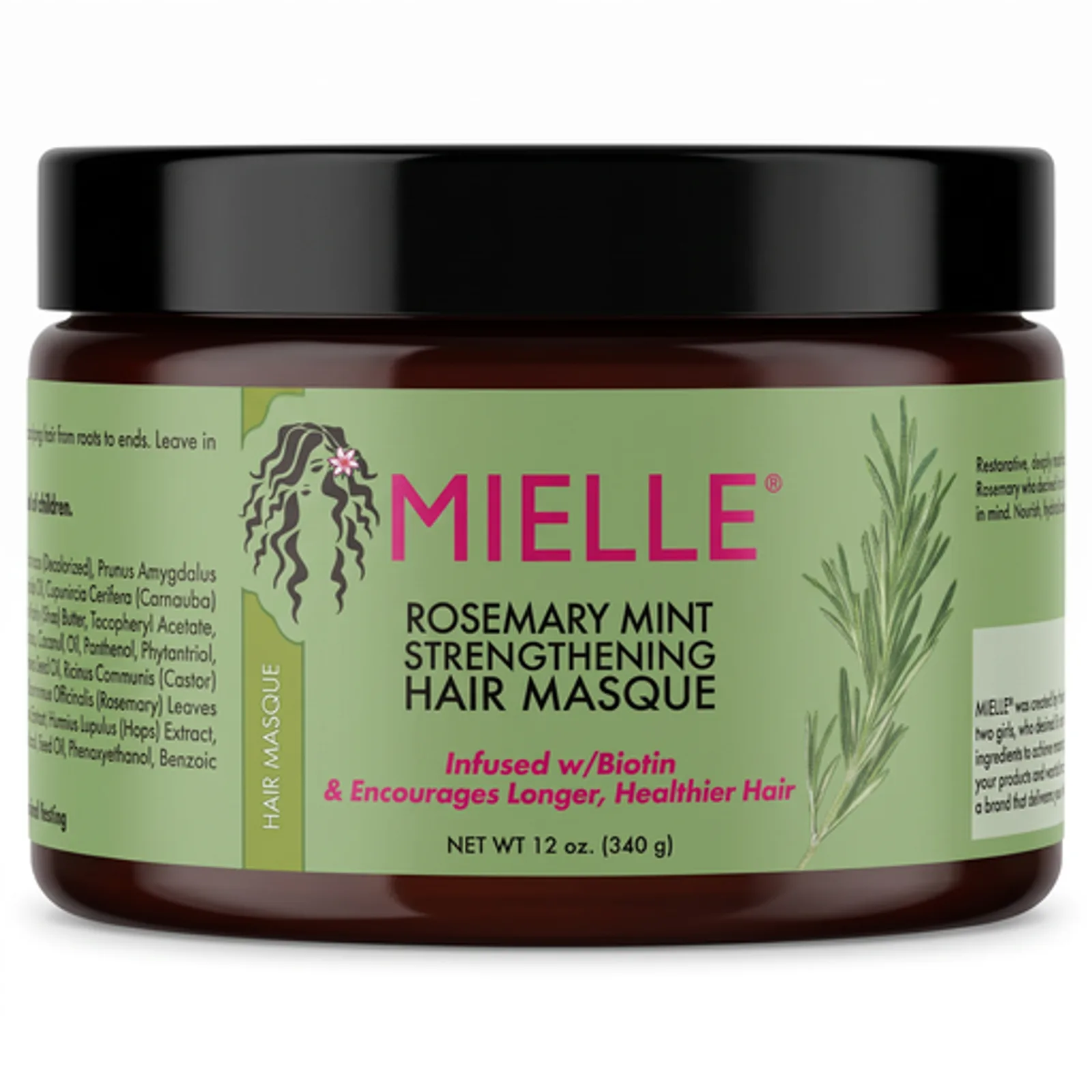 Mielle ROSE MINT HAIR MASQUE 12oz