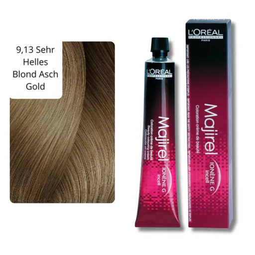 L'Oreal MAJIREL Coloration#9.31 Helles Blond Gold Asch 6