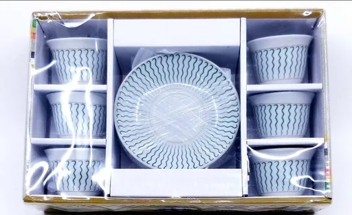 Coffee cups set green